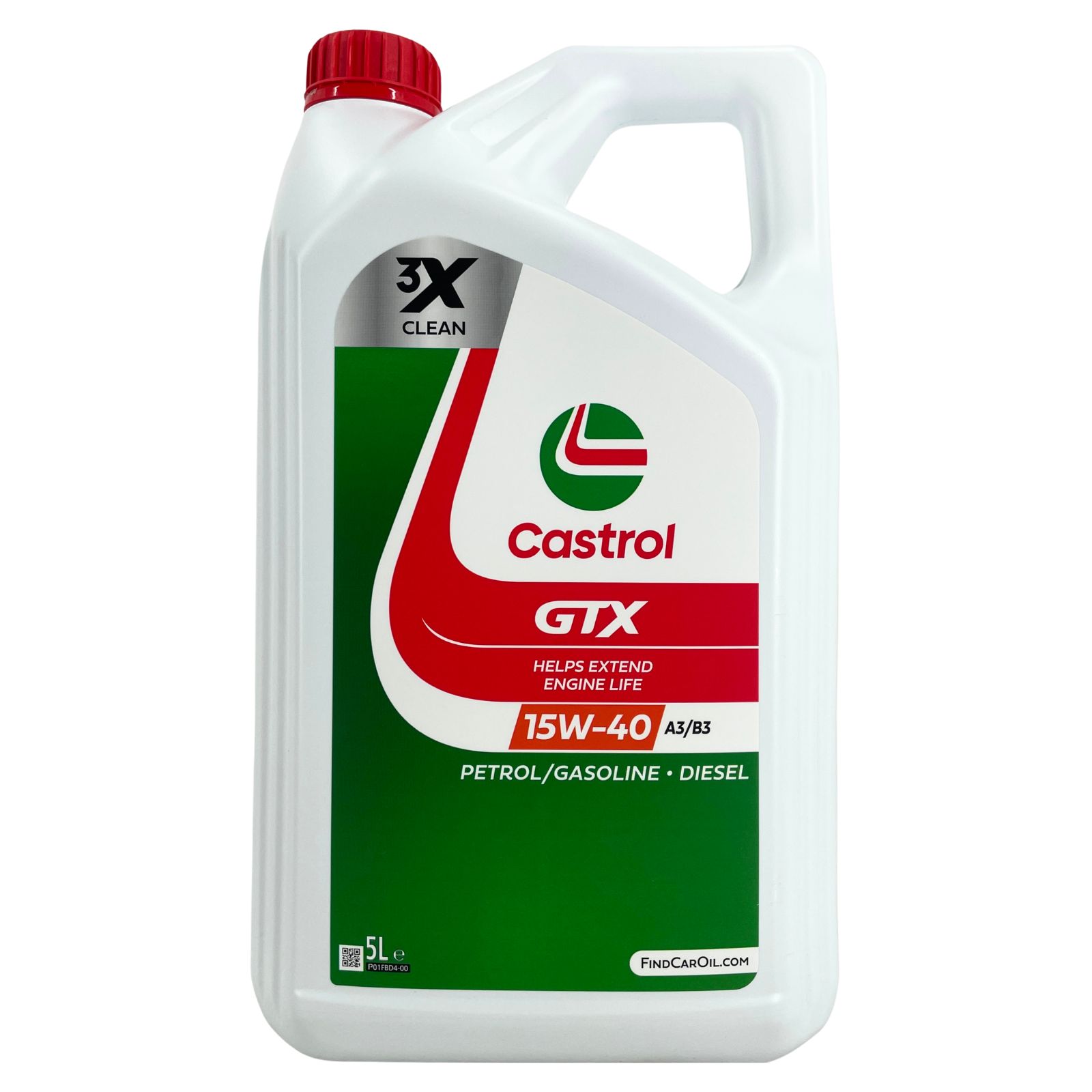 Castrol GTX 15W-40 A3/B3 5 Liter