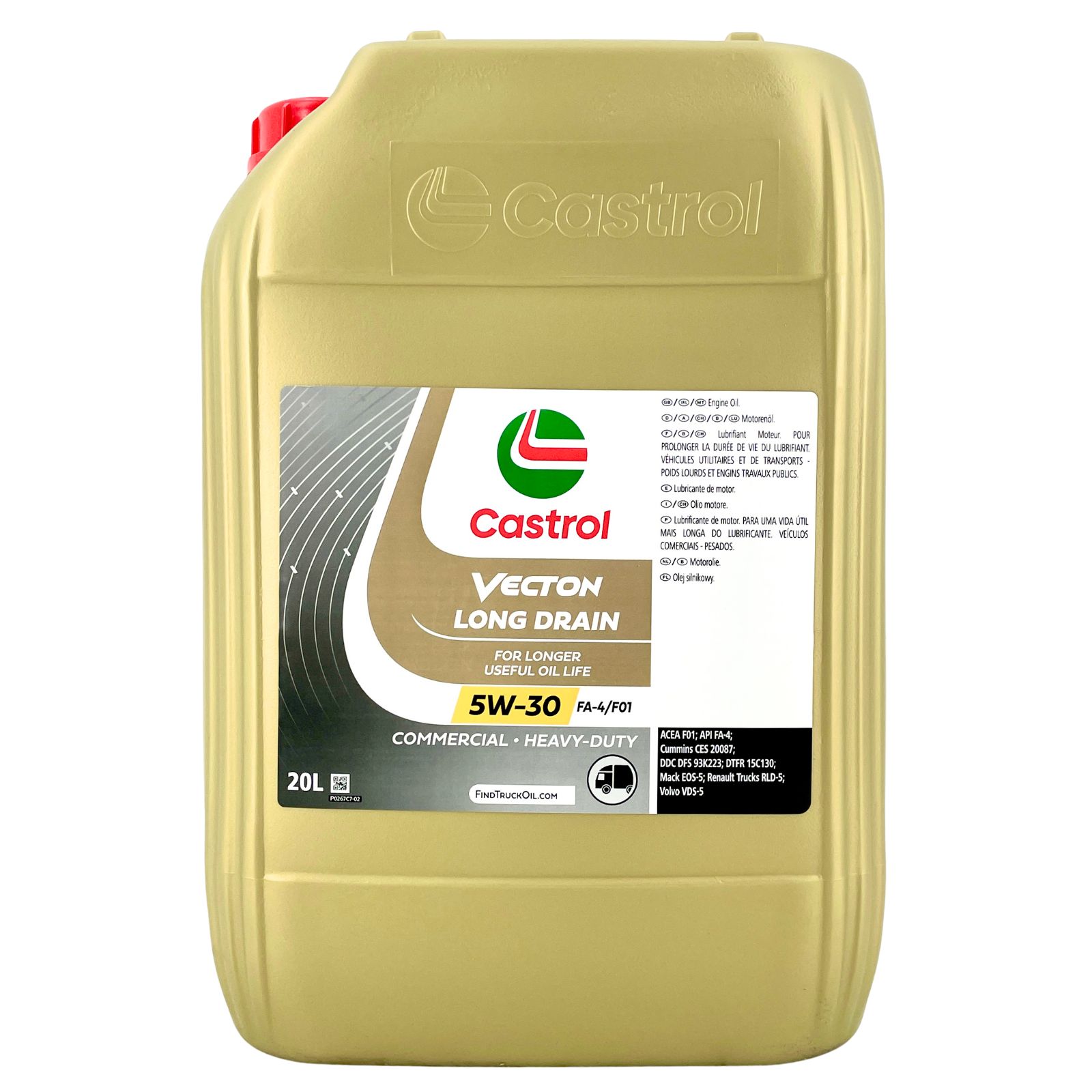 Castrol Vecton Long Drain 5W-30 FA-4/F01 20 Liter