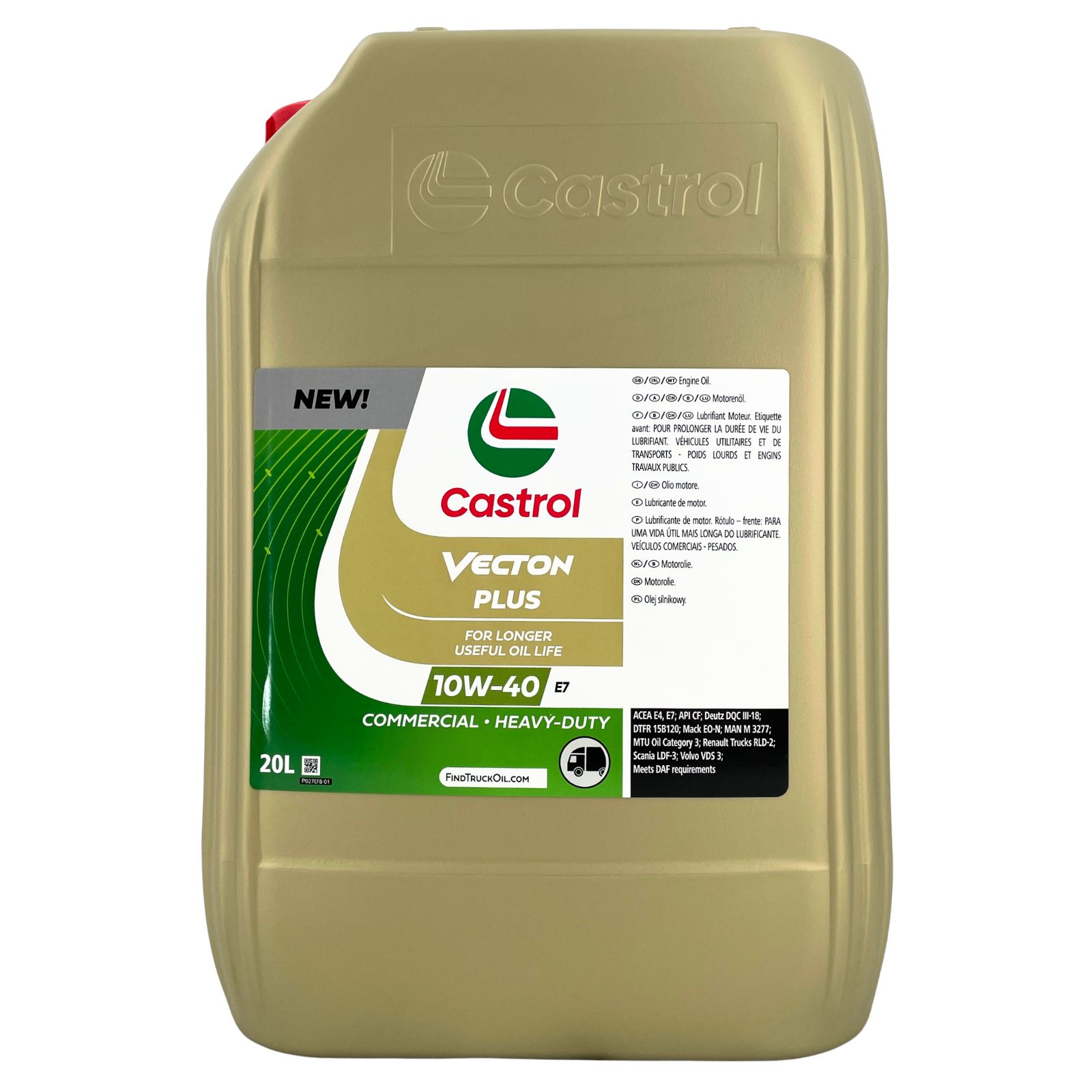 Castrol Vecton Plus 10W-40 E4/E7 20 Liter