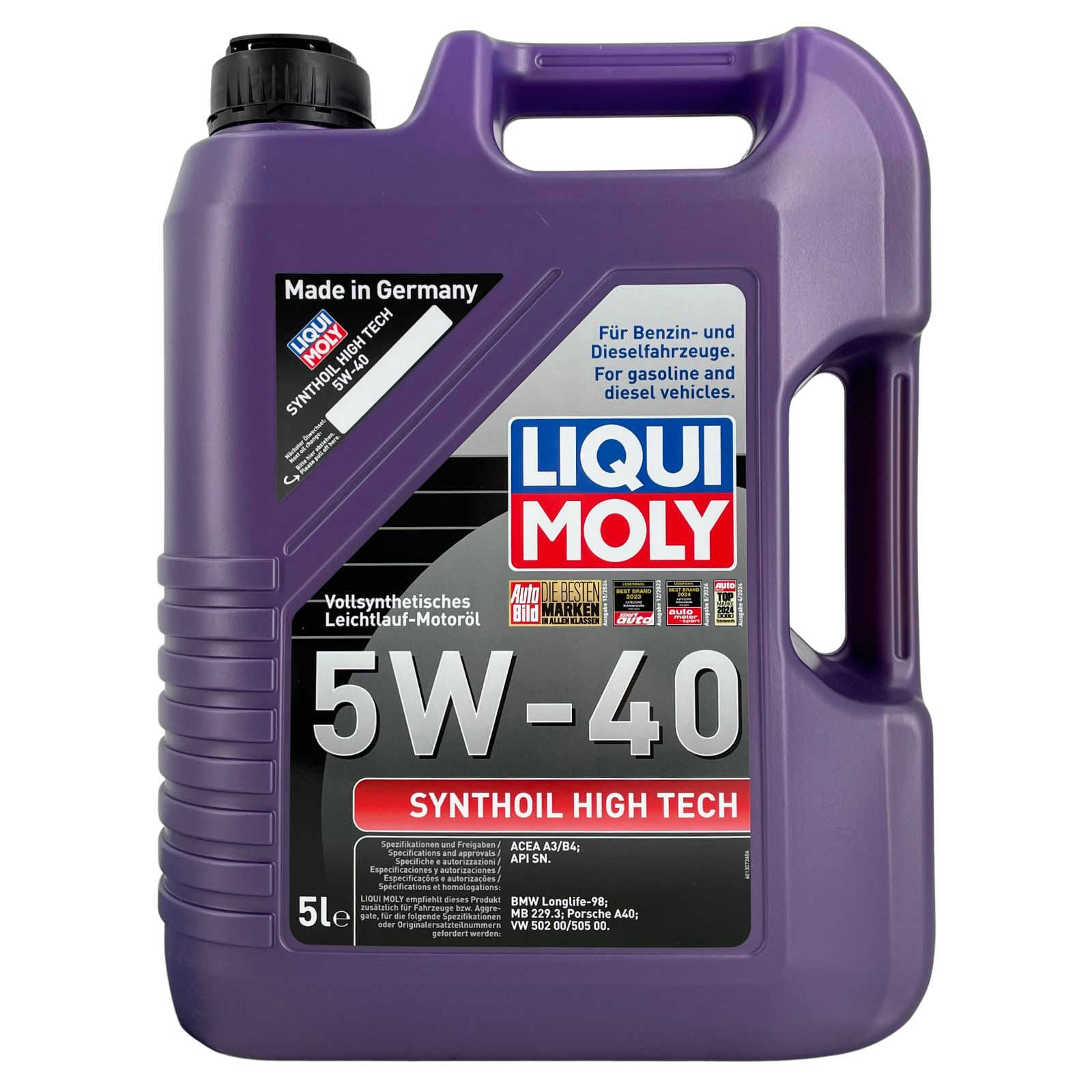 Liqui Moly Synthoil High Tech 5W-40 5 Liter