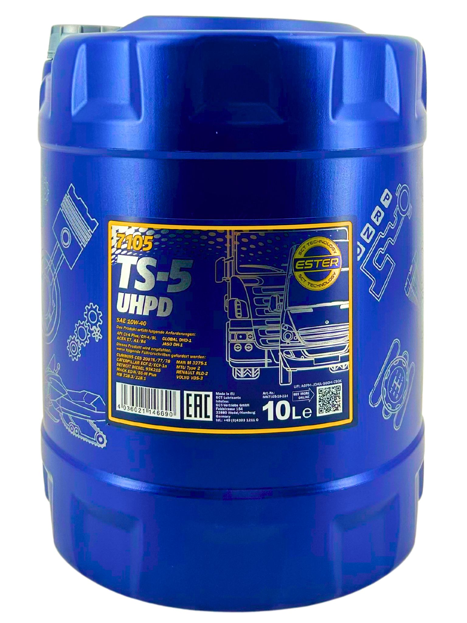 Mannol TS-5 UHPD 10W-40 10 Liter