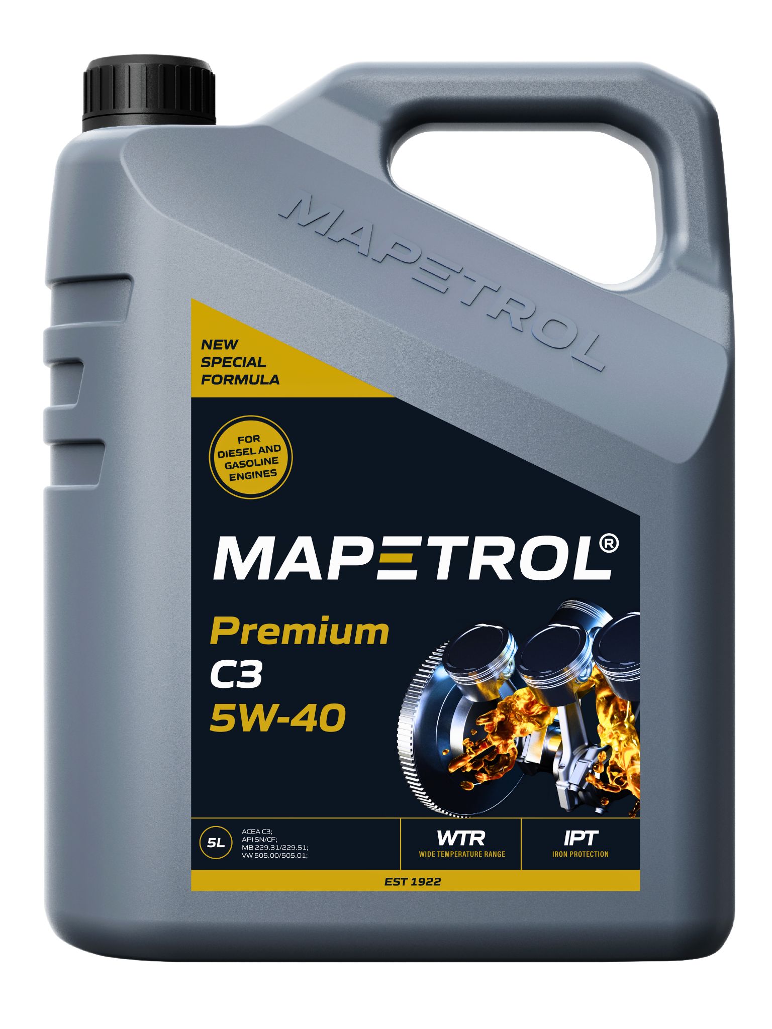 Mapetrol Premium C3 5W-40 5 Liter