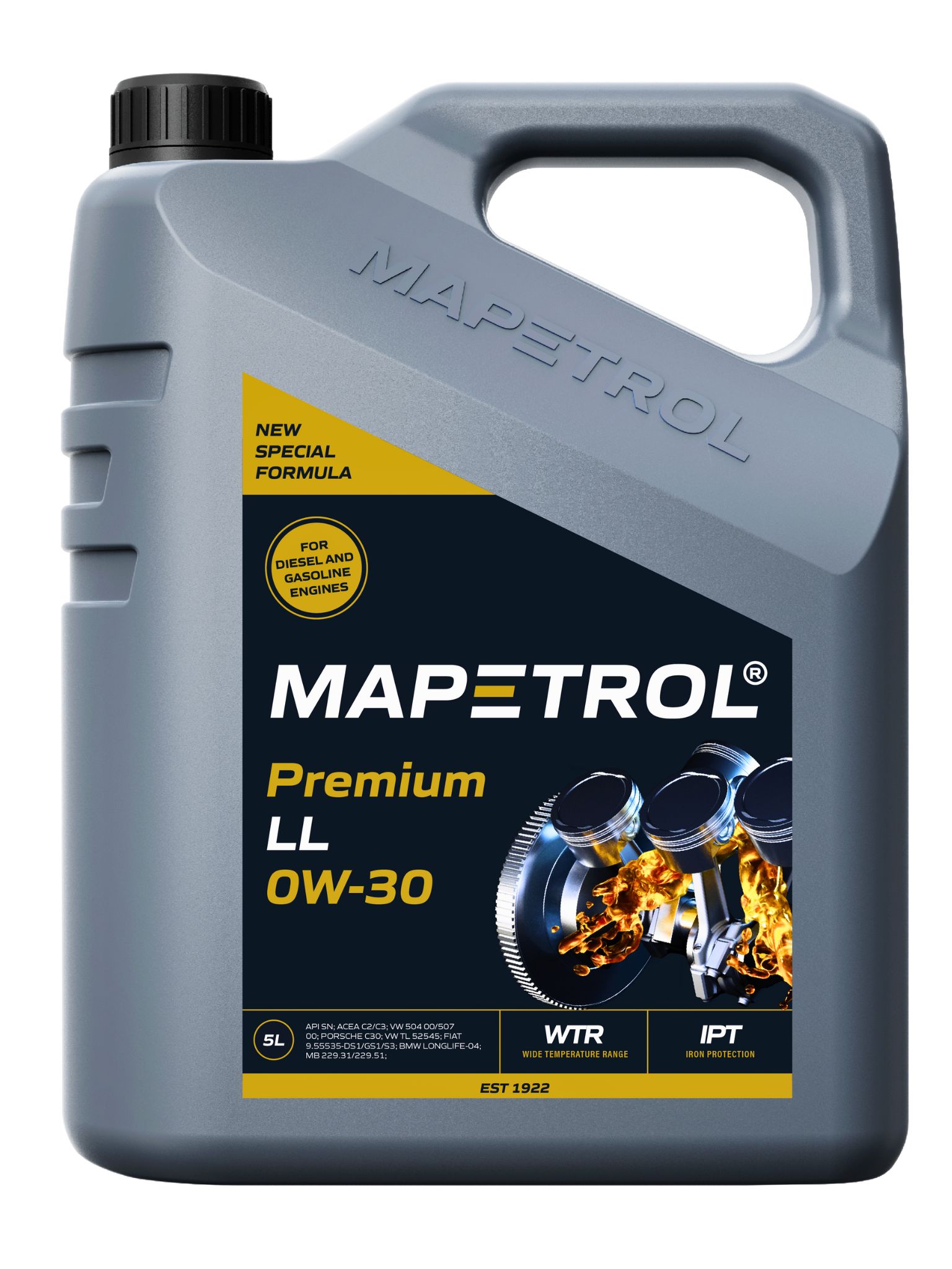 Mapetrol Premium LL 0W-30 5 Liter