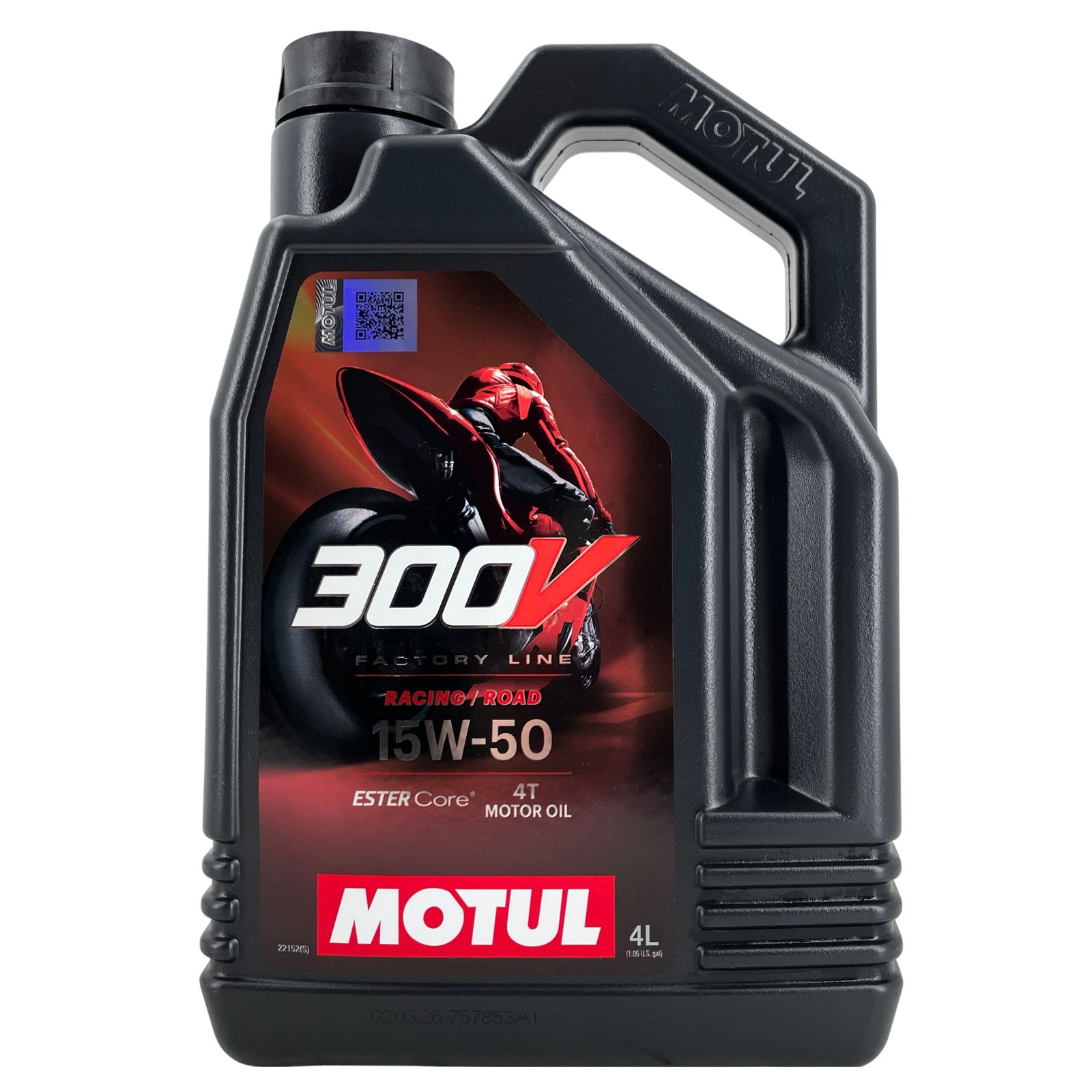 Motul 300V Factory Line Road Racing 15W-50 4 Liter