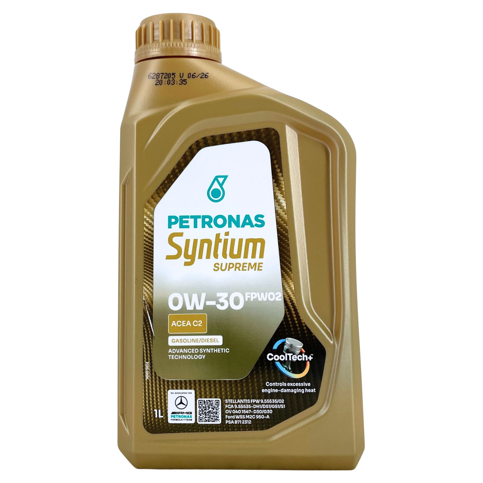 Petronas Syntium Supreme FPW02 0W-30 1 Liter