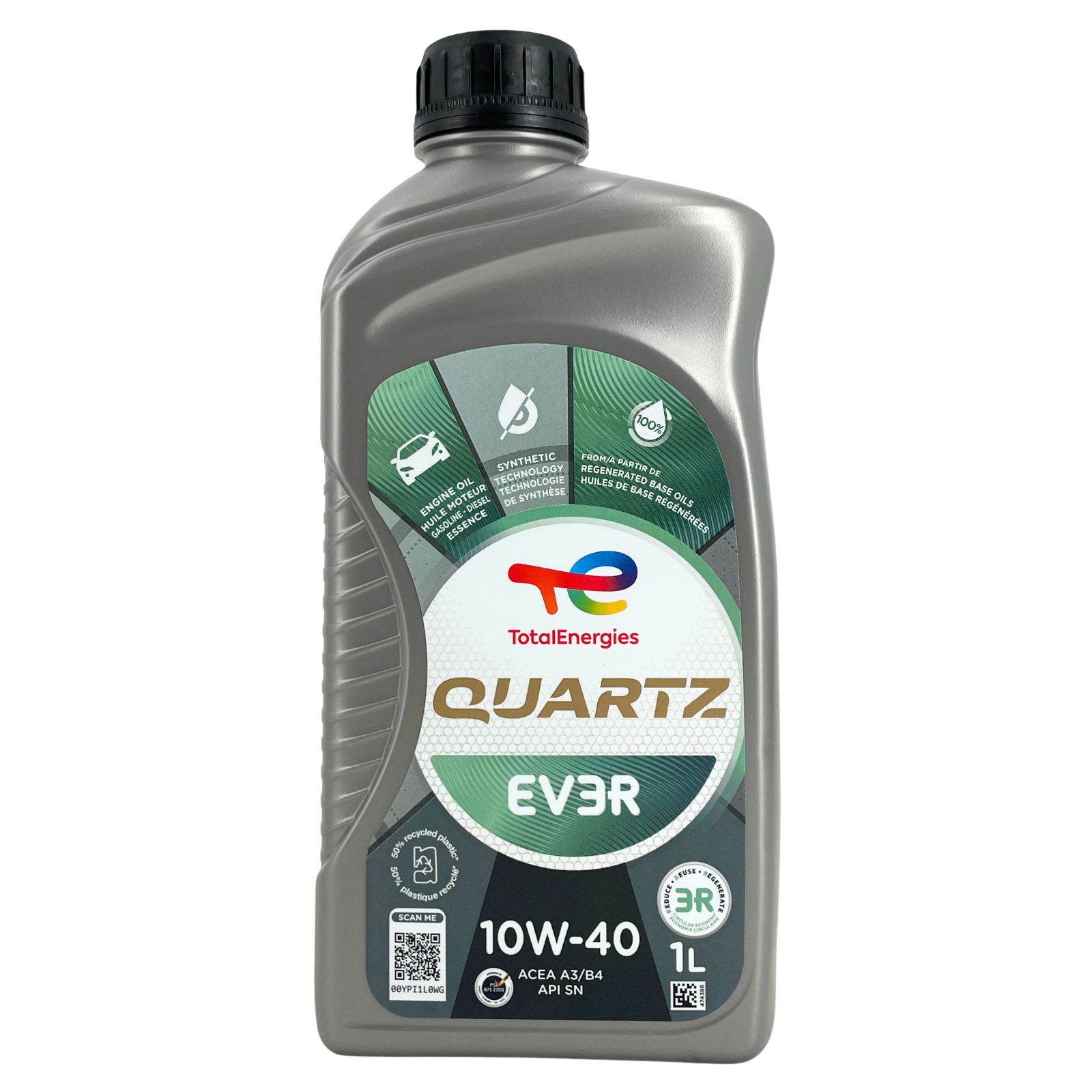 Total Quartz EV3R 10W-40 1 Liter