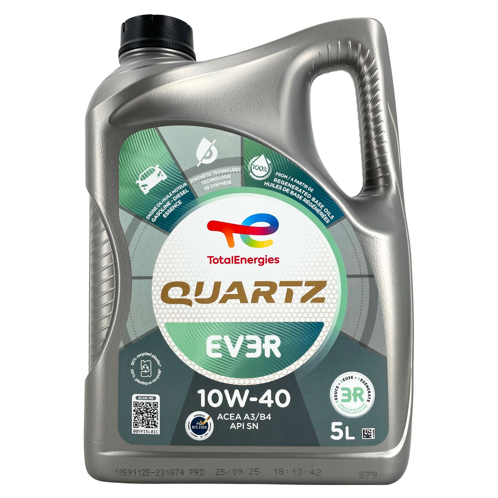 Total Quartz EV3R 10W-40 5 Liter