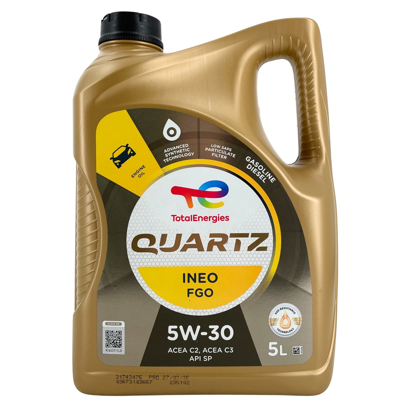 Total Quartz Ineo FGO 5W-30 5 Liter