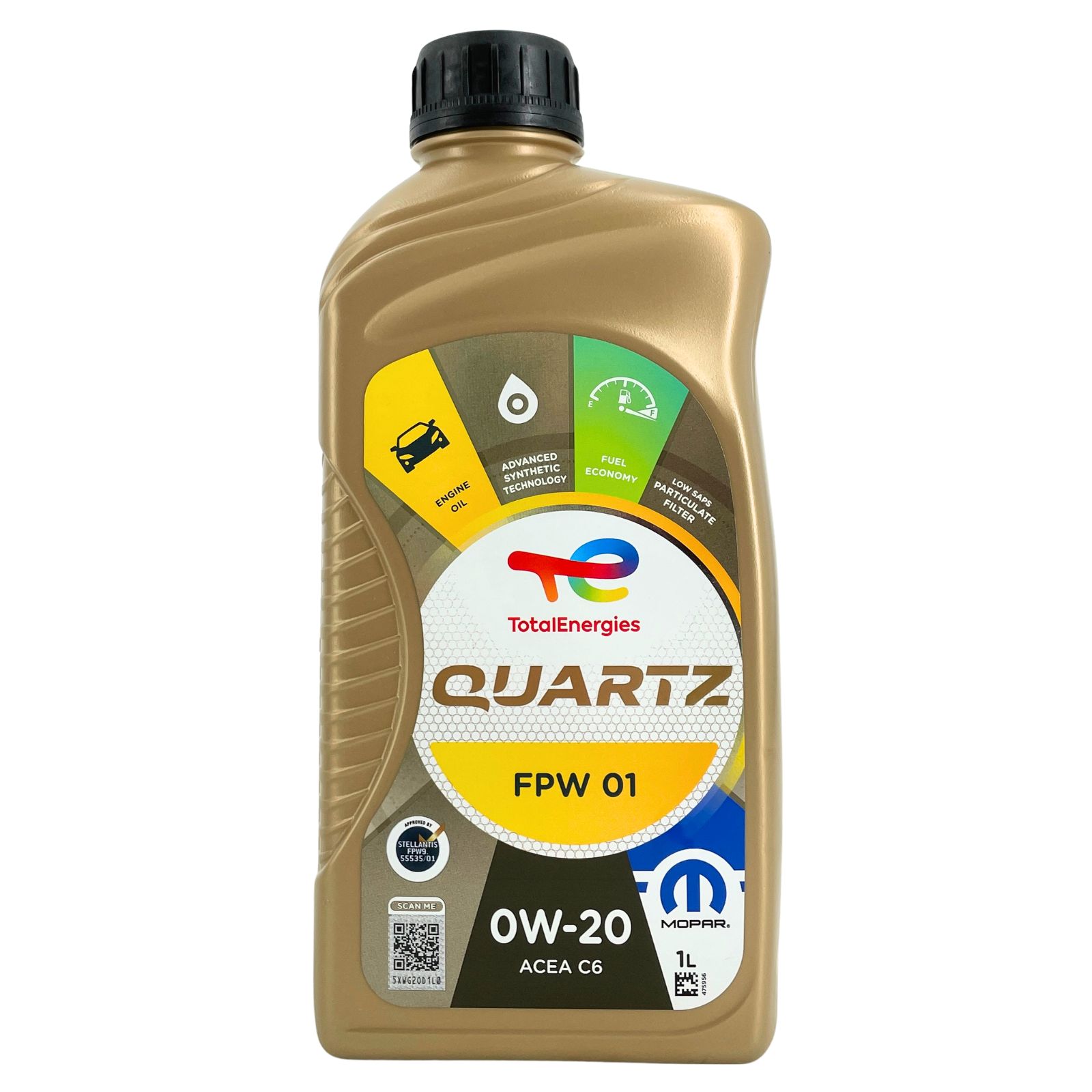 Total Quartz Mopar FPW01 0W-20 1 Liter