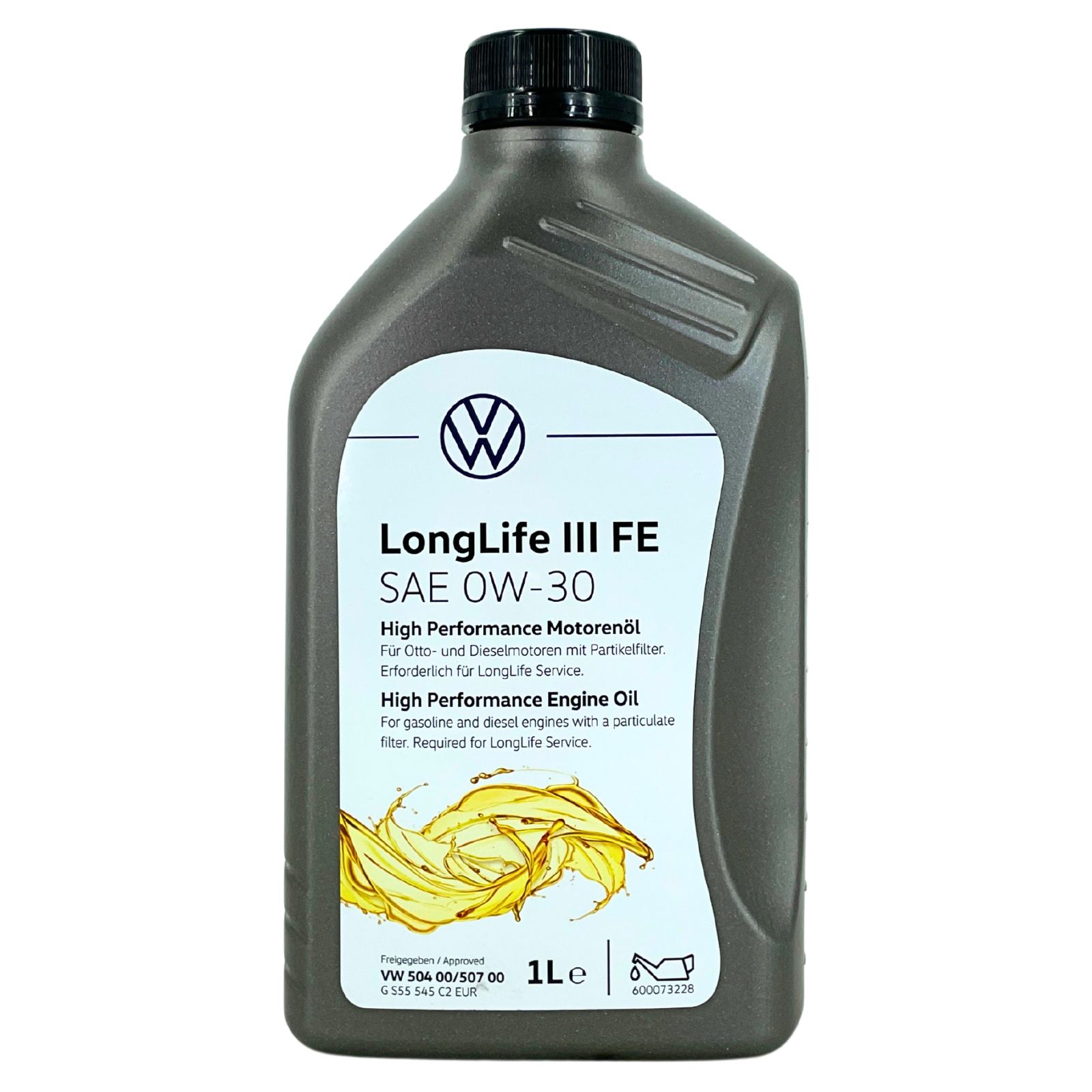 Original Audi 0W-30 504.00 / 507.00 Longlife III 3 FE 1 Liter