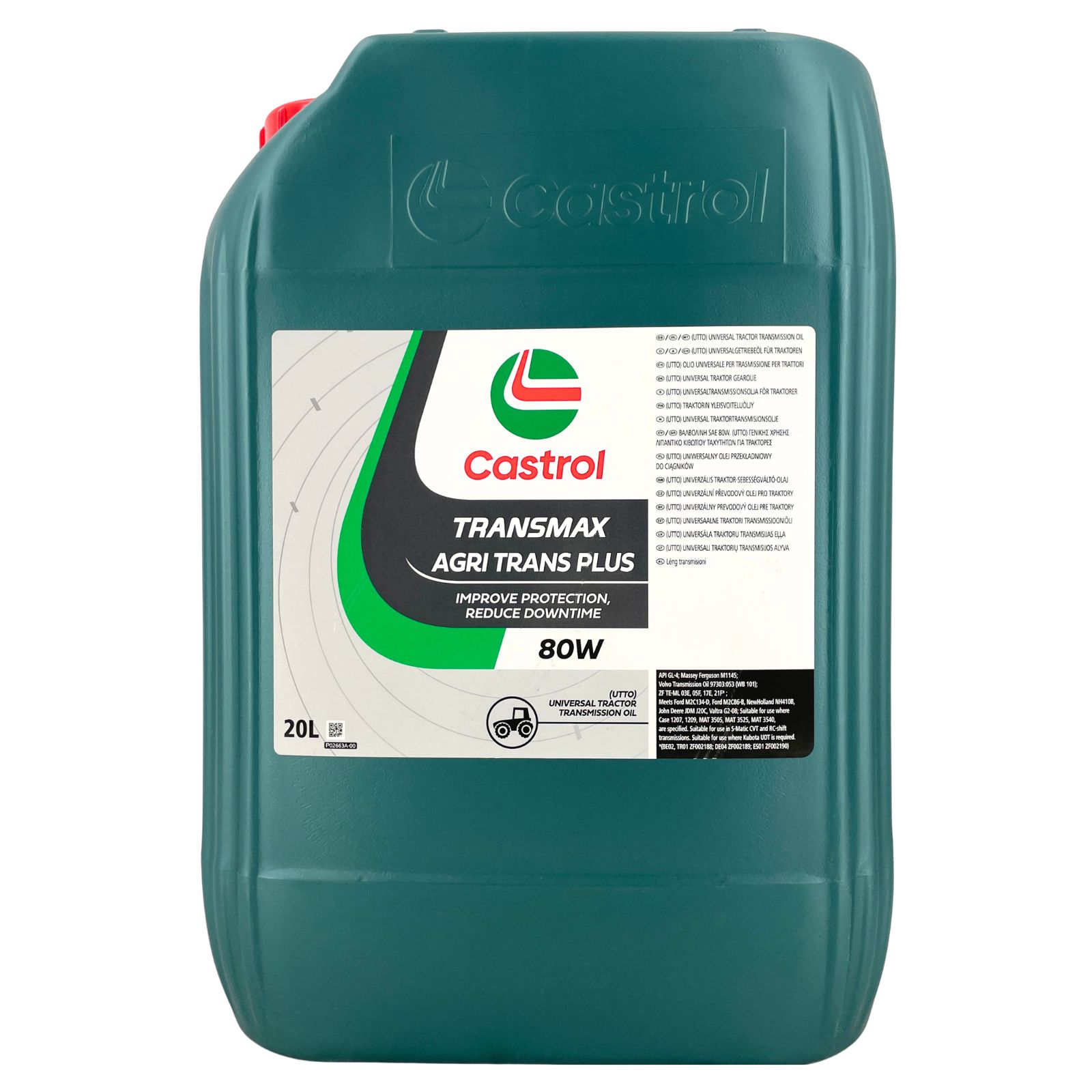 Castrol Transmax Agri Trans Plus 80W 20 Liter