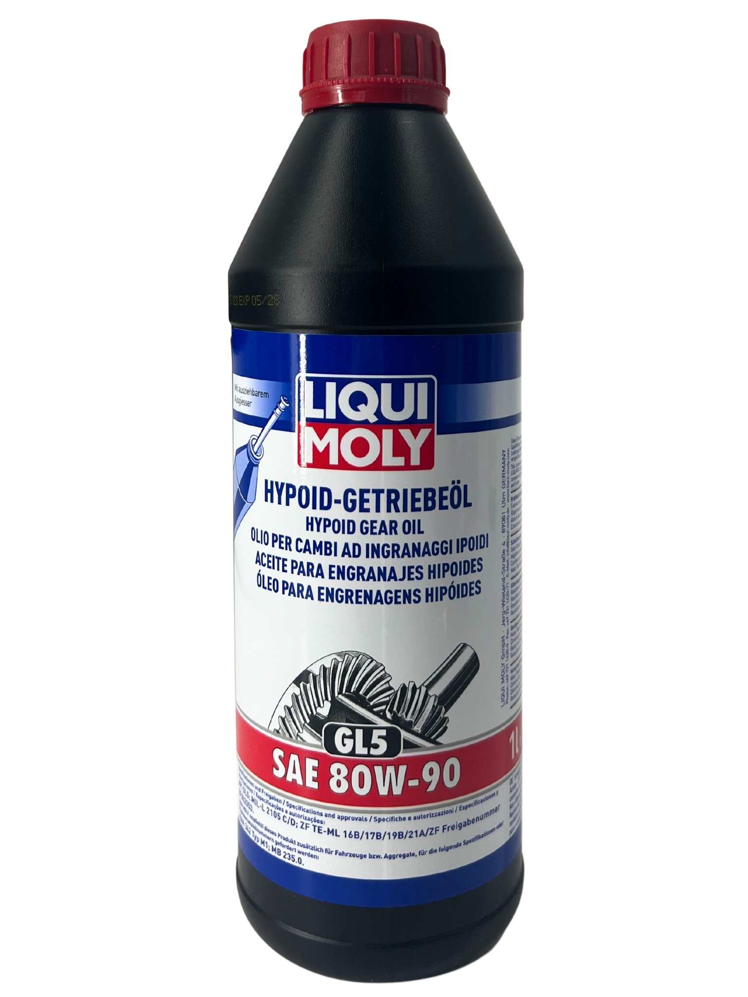 Liqui Moly Hypoid-Getriebeöl (GL5) SAE 80W-90 1 Liter
