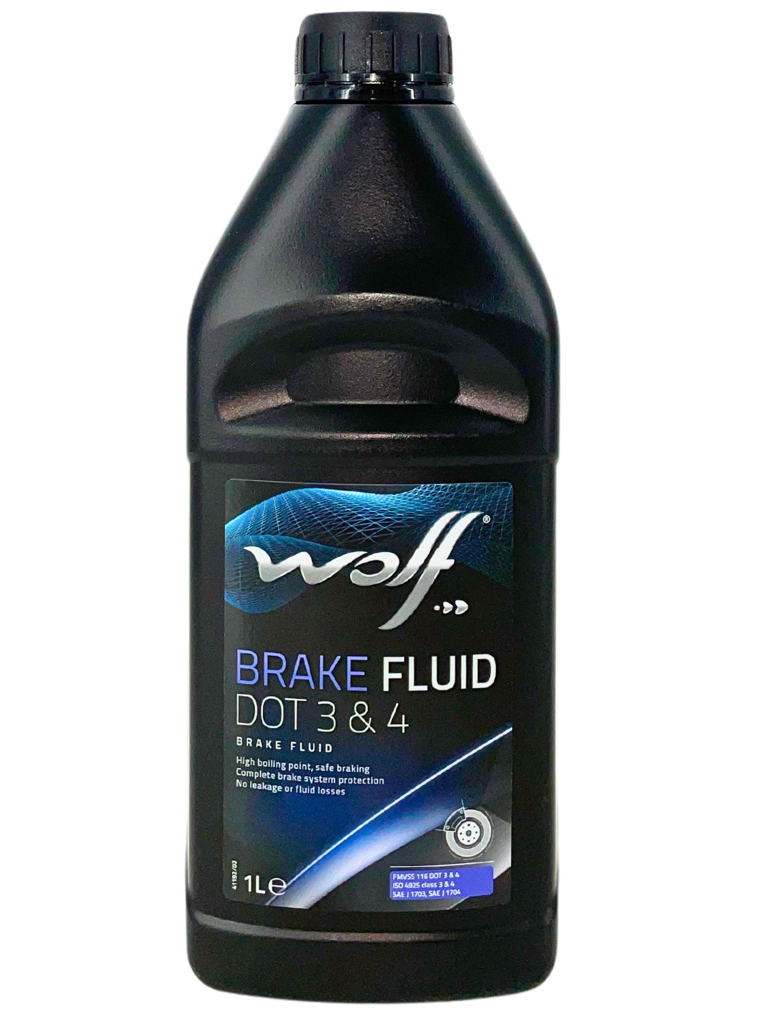 Wolf Brake Fluid DOT 3 & 4 1 Liter
