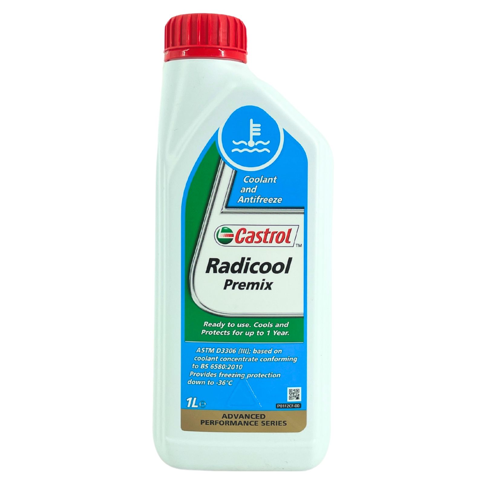 Castrol Radicool Premix Kühlerfrostschutz (-36 °C) gebrauchsfertig 1 Liter