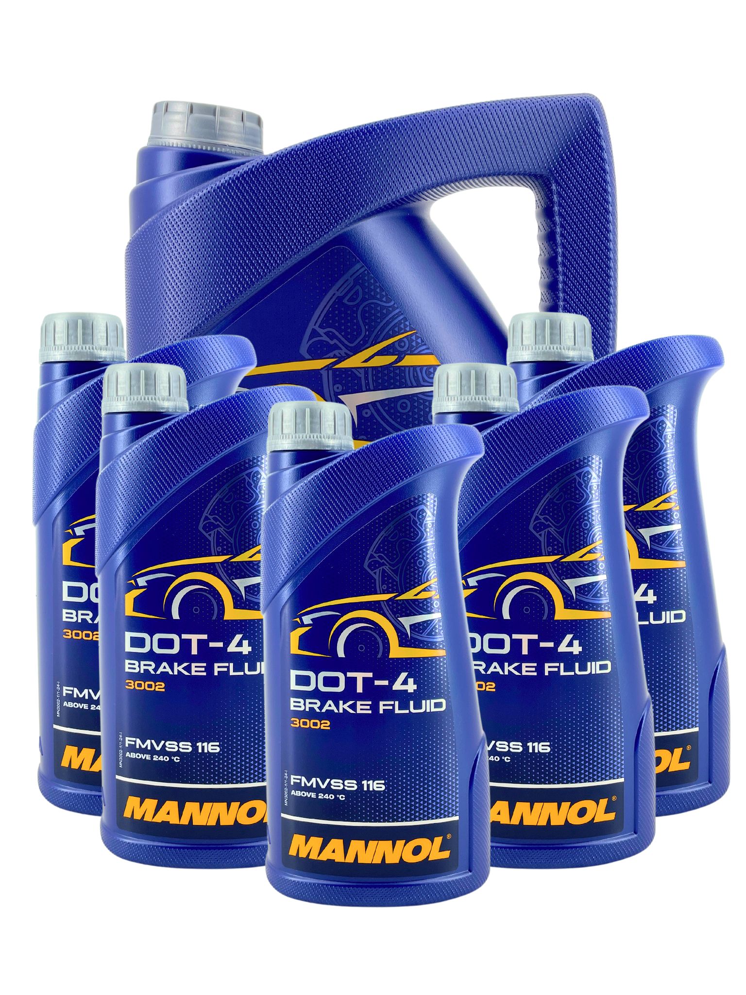 Mannol Brake Fluid DOT-4 5 Liter