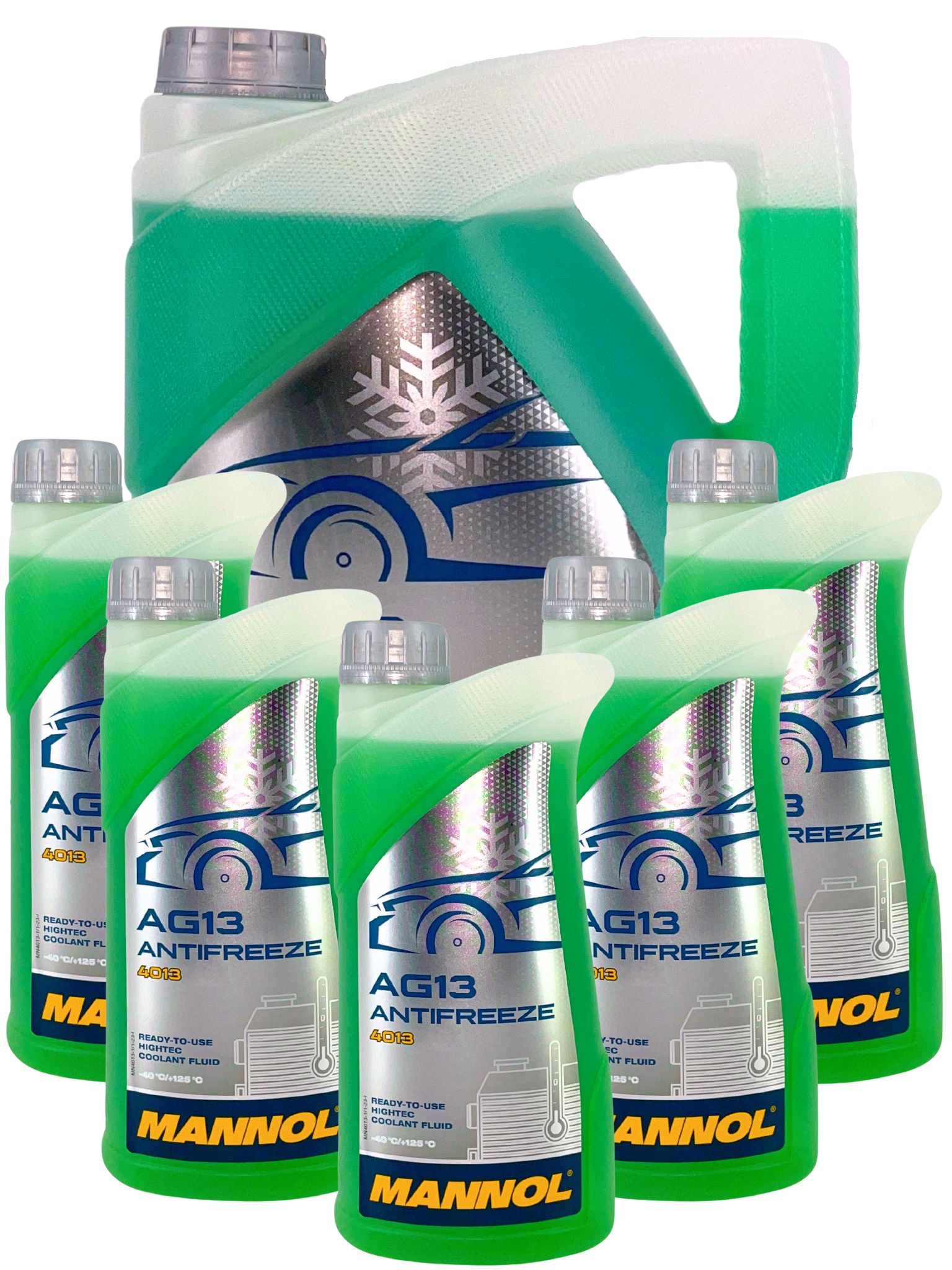 Mannol Antifreeze Kühlerfrostschutz AG13 (-40 °C) Hightec 5 Liter