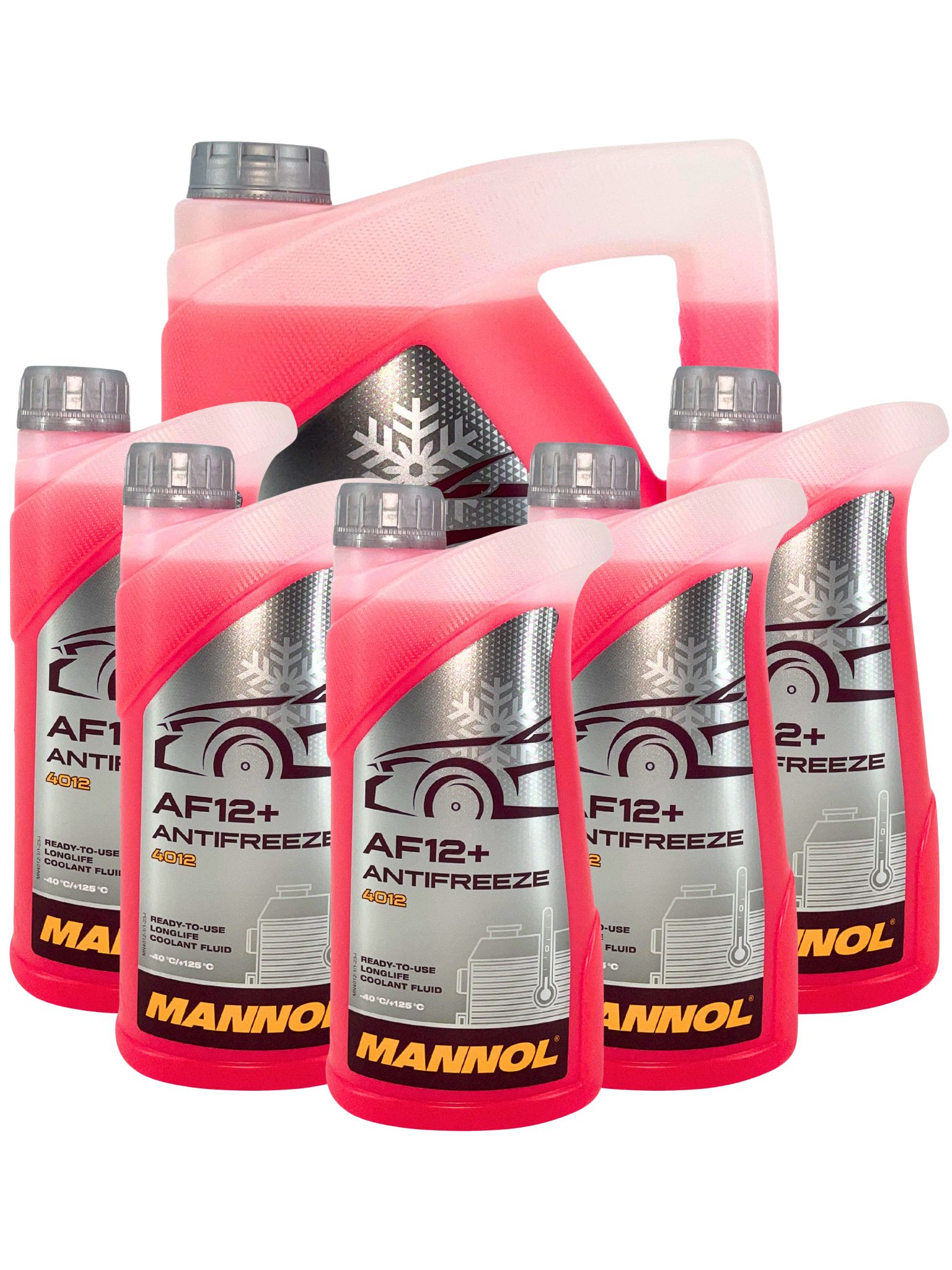 Mannol Antifreeze Kühlerfrostschutz AF12+ (-40 °C) Longlife 5 Liter
