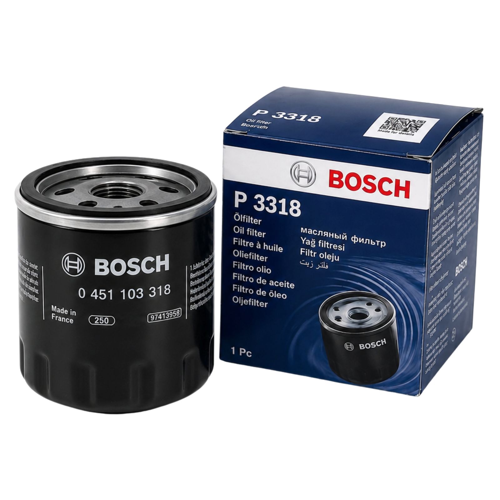 Bosch Ölfilter P3318 - 0 451 103 318