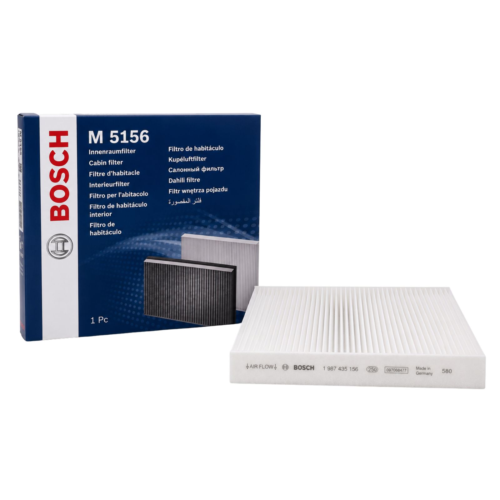 Bosch Innenraumluftfilter M5156 - 1 987 435 156