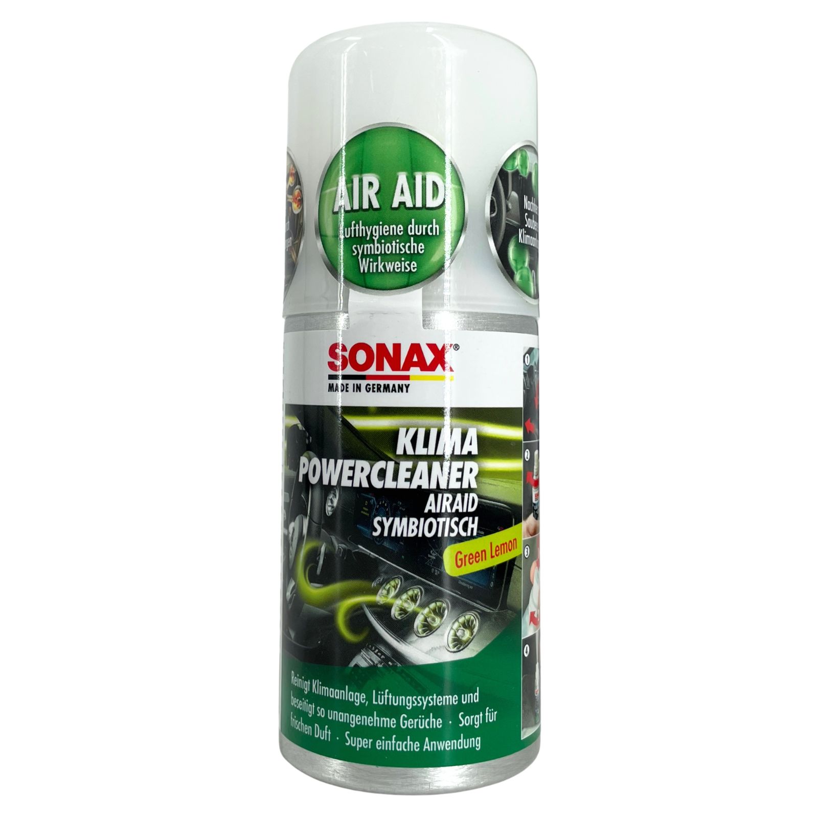 Sonax KlimaPowerCleaner AirAid symbiotisch Green Lemon 100 ml